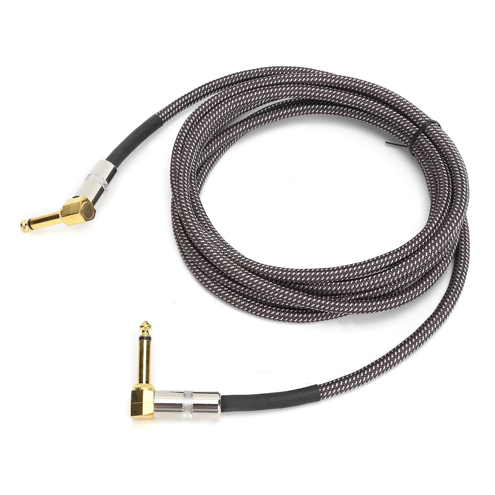 

JORINDO Гитарный кабель 6,35 мм Шнур для усилителя 14 дюймов Линия подключения инструмента 3 м 9,8 футов JD6215