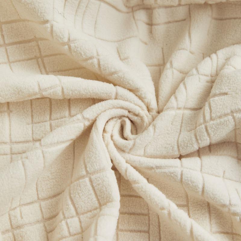 Wasserdichte Jacquard-Stoff-Stuhlhusse Rutschfest Staubdicht Vollabdeckung Elastische Hülle Modischer Minimalistischer Armlehnen-Stuhlschutz