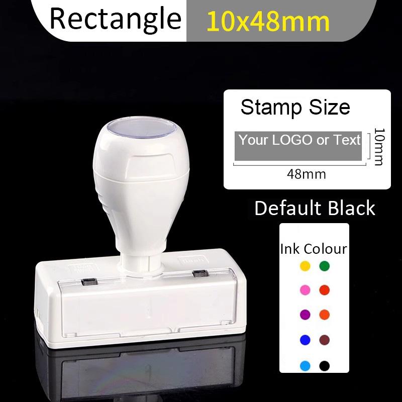 Custom Self Inking Return Stamp Address Personalized Signature Easy Stamping Seal Customized Your Design LOGO Rubber Stamps DIY