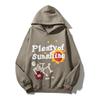 Mens Oversized Hooded Sweatshirt With Fleece Lining Streetwear Cotton Pullover Winter Casual Wear