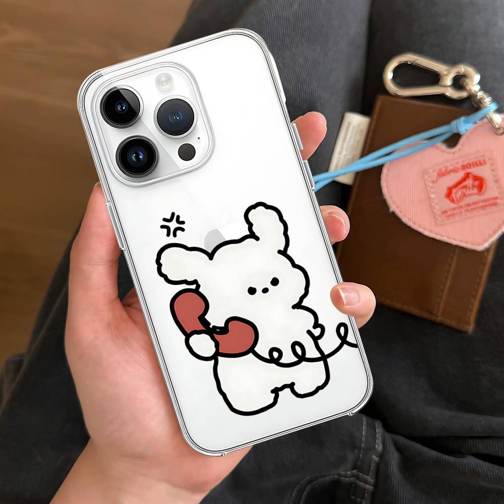 

Cute M-Maltese-S Phone Case Soft Transparent Case For IPhone 17 16 15 14 13 12 11 Pro Max Mini Plus Cover Case iphone12ProMax