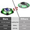 8PCS Green Solar Light Outdoor Solar Street Light Lawn Lamp Garden Decor Buried Stair Lamp Underground Decking Lampy Solarne