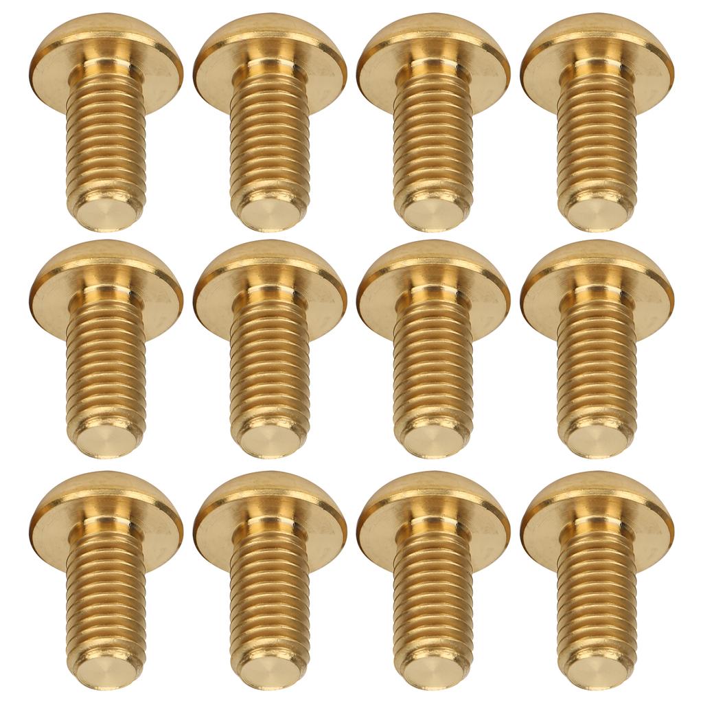 12Pcs   Disc Brake Rotor Screws   Alloy Bike Screw Accessory M5x10mm