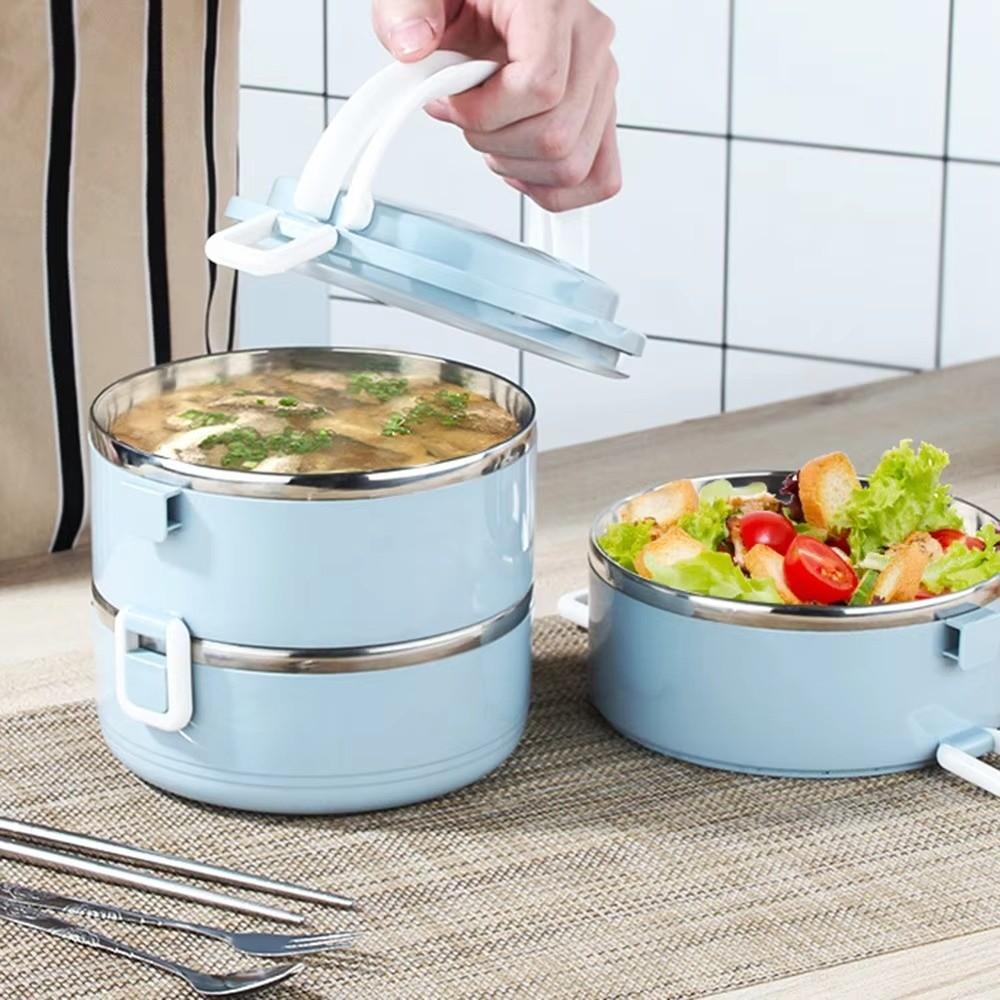 Stainless Steel Insulated Lunch Box Insulated Soup Thermos Container for Students&Office Worker