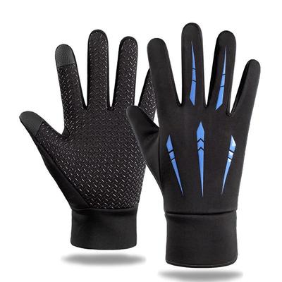Autumn and Winter Warm Gloves Five-claw Windproof Waterproof Thickened Touch Screen