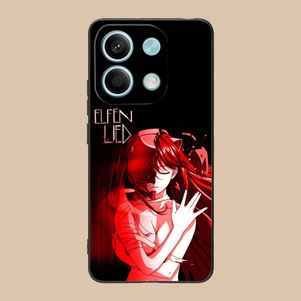 Elfen Lied Lucy Phone Case for POCO M6 M5 M4 M3 X7 X6 X5 X4 X3 F6 F5 F4 Pro GT 5G Colour Printing Cover Pretty Smartphone