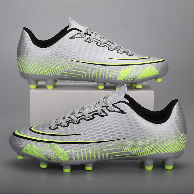 Mode Herren Fußballschuhe TF/FG Rutschfeste Rasenfußball Schnürschuh Trainingsschuh Ultraleichter Sneaker Hohe Qualität Low Top Fußballschuhe 35-45