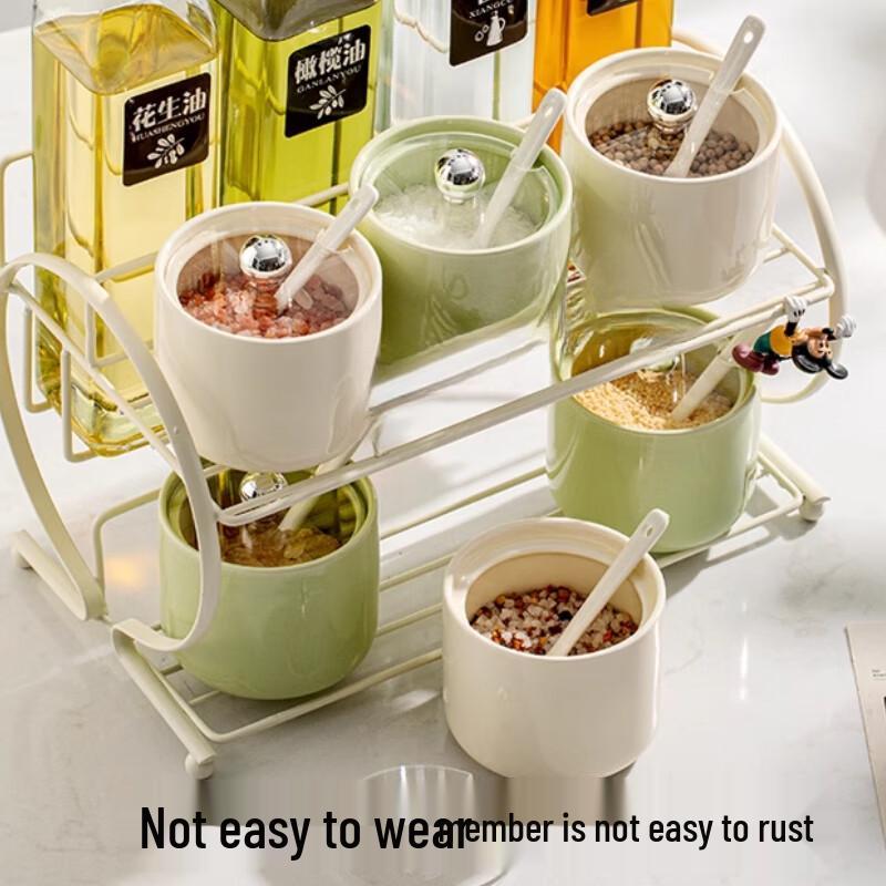 Yingbai Luxury Ceramic 11-Piece Kitchen Seasoning Set