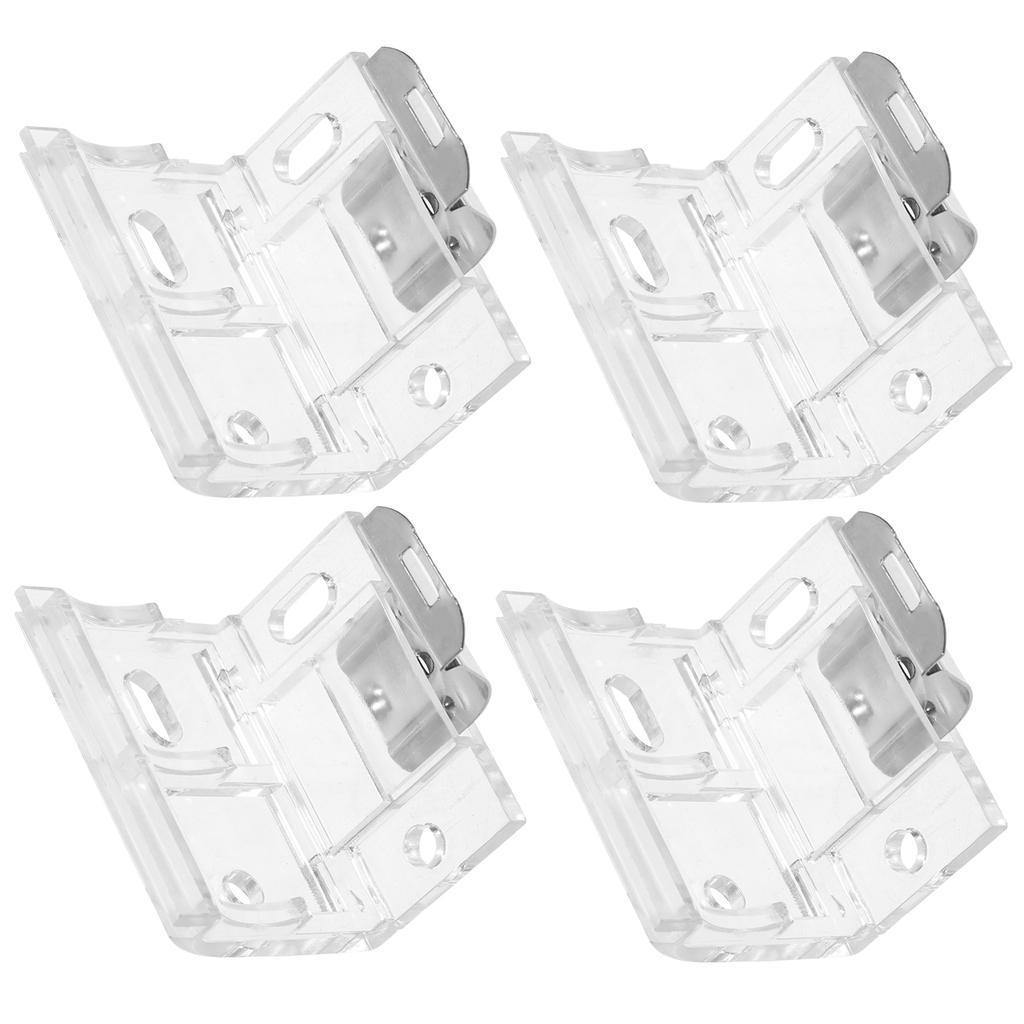 4 szt. Mini wsporniki do rolet okiennych Wsporniki mocujące szynę górną rolety pionowej Części do rolet Wsporniki do rolet okiennych