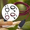 3.5mm/Type c Sound Cable for HD438/439/451/471i HD461Gi Headphones Cord Durability PVC Coating For High Fidelitys Sound