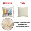 Cartoon New Rabbit Print Pillow Case Easter Decoration Holiday Pillow Home Sofa Pillow Cushion
