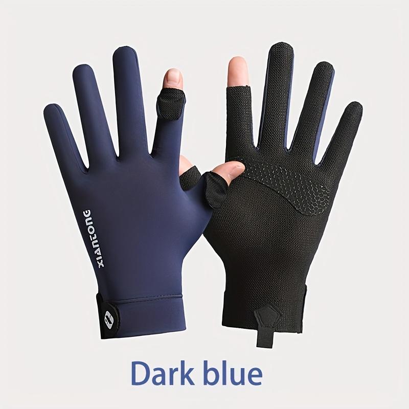 

Summer Cycling Gloves Breathable Sun Protection Anti-slip Fishing Riding Gloves Thin Cool Touchscreen Outdoor Driving Gloves