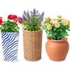 Adjustable Planter Insert for Tall Large Pots 3–10.3" Pot Riser with Chains And Hooks Stainless Steel Hanging Pot Filler for Indoor Outdoor Wedding