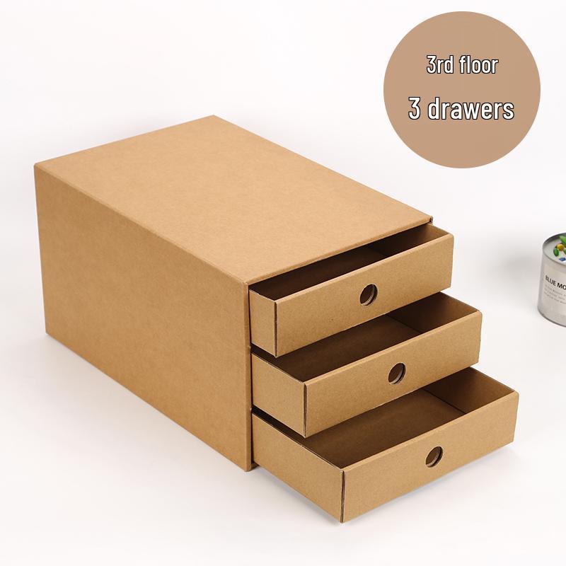 Paper Box Combination Cabinet Drawer Shoe Box for Home Organization