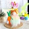 Easter Faceless Gnome Rabbit Doll Spring Easter Festival Party Home Decorations Kids Gift Favor Rabbit Carrot Ornament