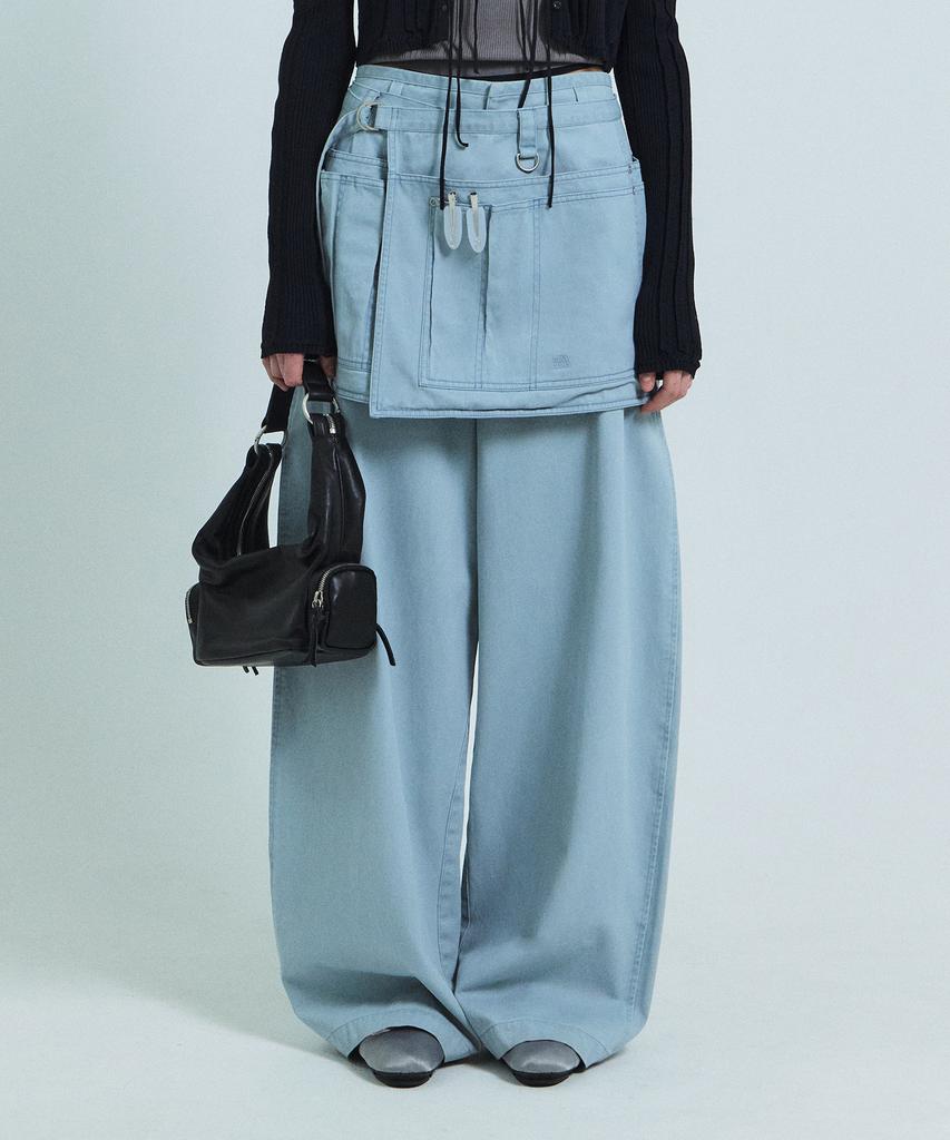 Grove Tovi Layered Skirt (Light Blue)