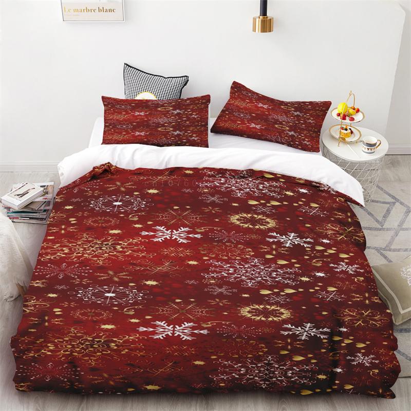 Povlak na peřinu Vánoční Los Větev borovice Potisk Ložnice Obývací pokoj Pokojová dekorace Jednolůžko Dvoulůžko Queen King Size