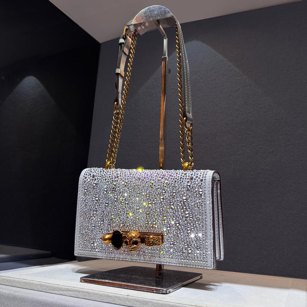 Borsa da sera, Borsa da cena, Borsa da abito, Borsa da banchetto versatile, Borsa a mano, Borsa a tracolla, Borsa a tracolla, Nuova Borsa alla moda Europea e Americana