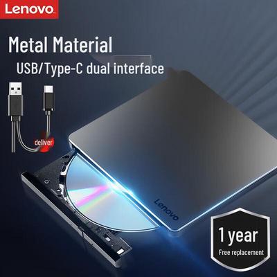 Lenovo Gravador de DVD Externo 8x (Tipo-C/USB)