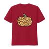 Halloween Pumpkin Swirl Design Women s Plus Size T Shirt Black 2X Large vintage Washed Stretched streetwear Comfortable