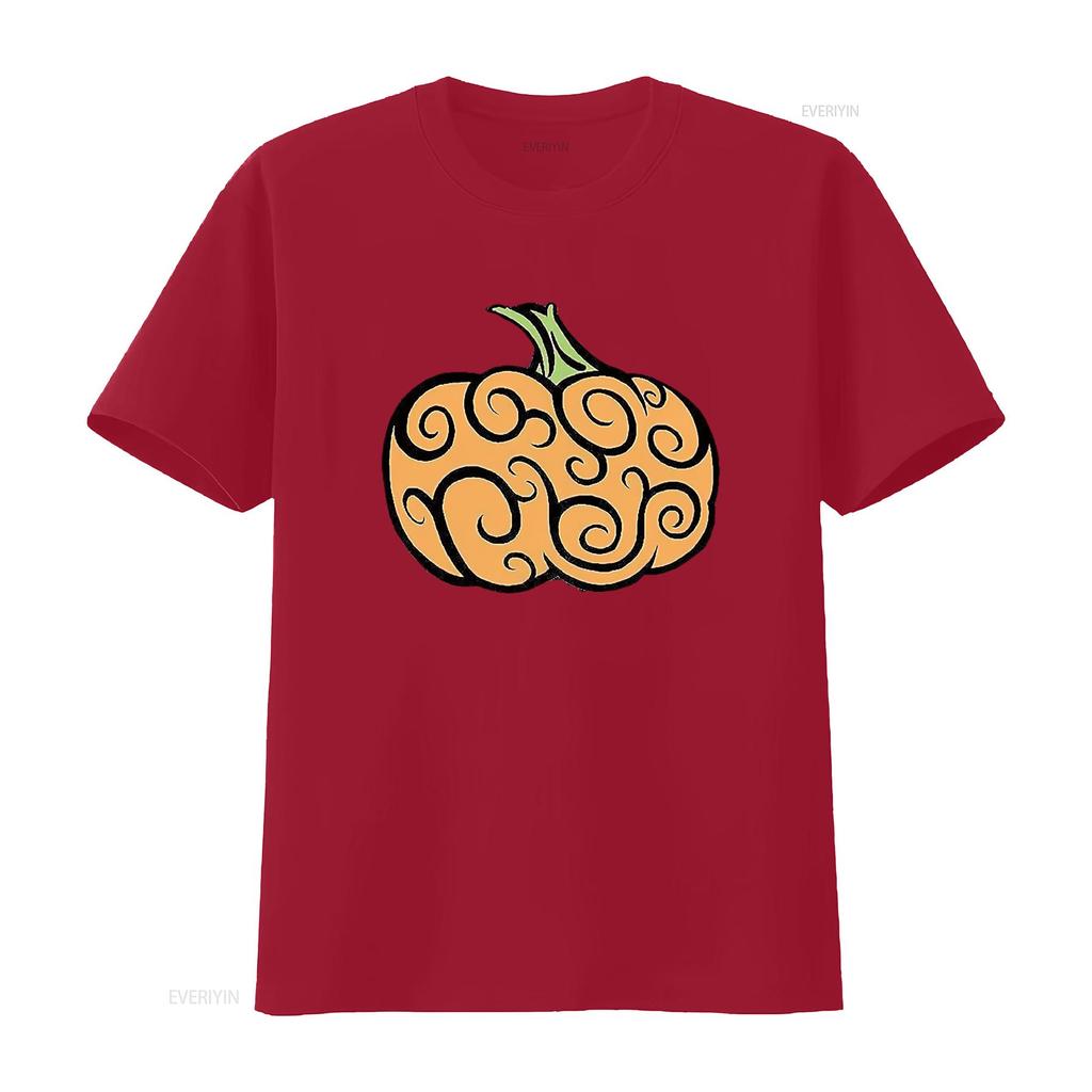 Halloween Pumpkin Swirl Design Women s Plus Size T Shirt Black 2X Large vintage Washed Stretched streetwear Comfortable