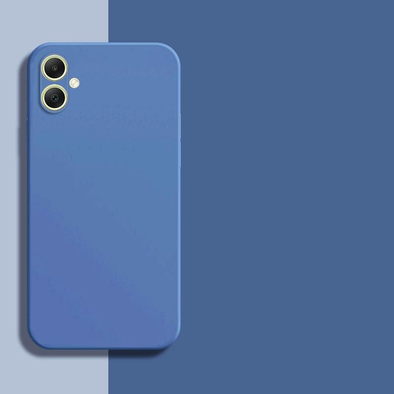 

Для Samsung Galaxy A06 Чехол Samsung A06 Чехол Мягкий Жидкий Силиконовый Бампер Защитный Чехол для Телефона Samsung A06 Funda For Samsung A06 синий