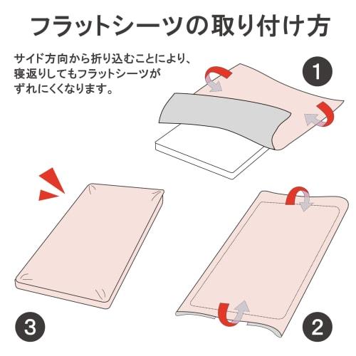 Nishikawa Flat Sheet, Double, 100% Cotton, Solid Color, Made in Japan, Free Selection, Pink, PK20001055P