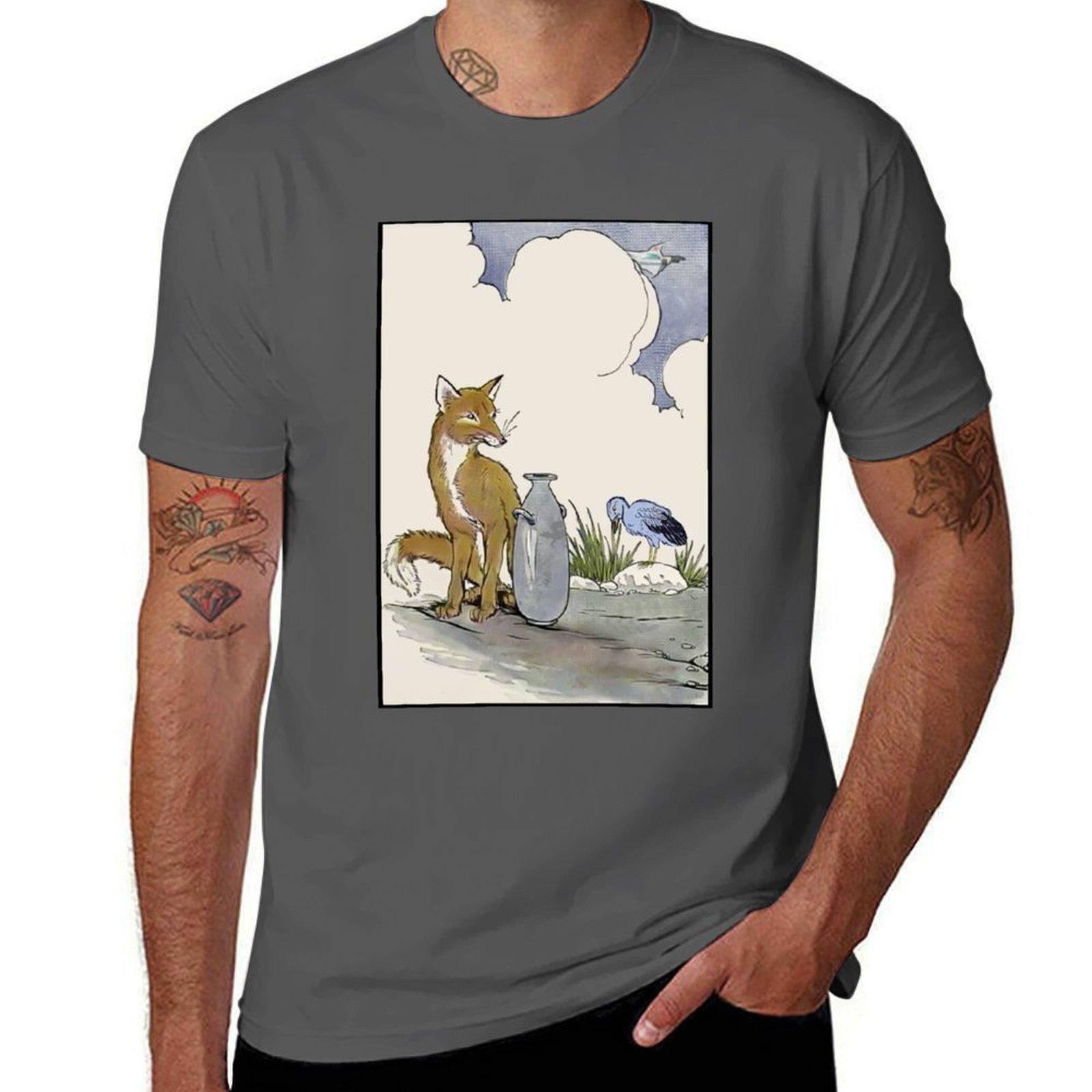 

Fox, Falco, and The Jar of Truth T-Shirt cotton t shirt pack man tshirt T-Shirt 4XL