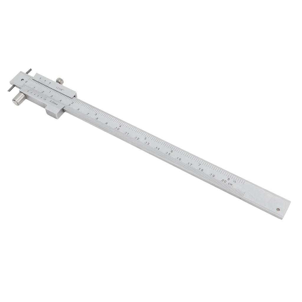 Parallel Cross Caliper 0?200mm Vernier Calipers Marking Gauge Stainless Steel Carbide Marking Tool