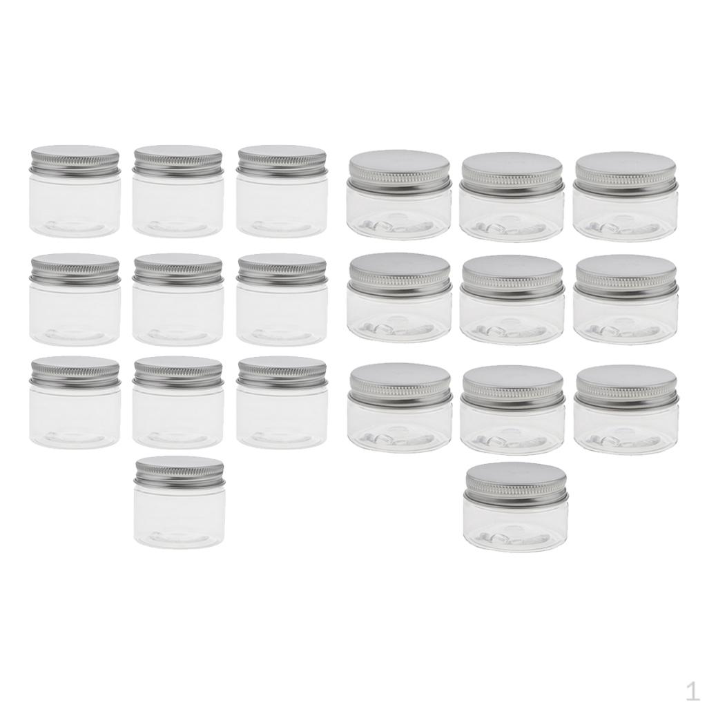 

20x Пустые баночки для макияжа Перламутровые Травяные Алюминиевые крышки