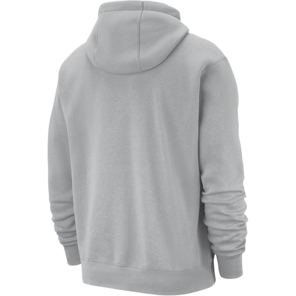 Nike X NBA Brooklyn Nets Club FW24 City Edition Series Comfortable Pullover Hoodie Men Hoodies Flat-Silver White FZ0588-007