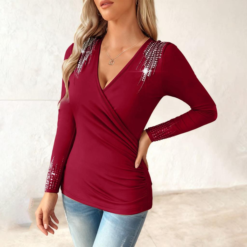 Women's Fashionable Long Sleeve Elegant Commuting And Casual Top