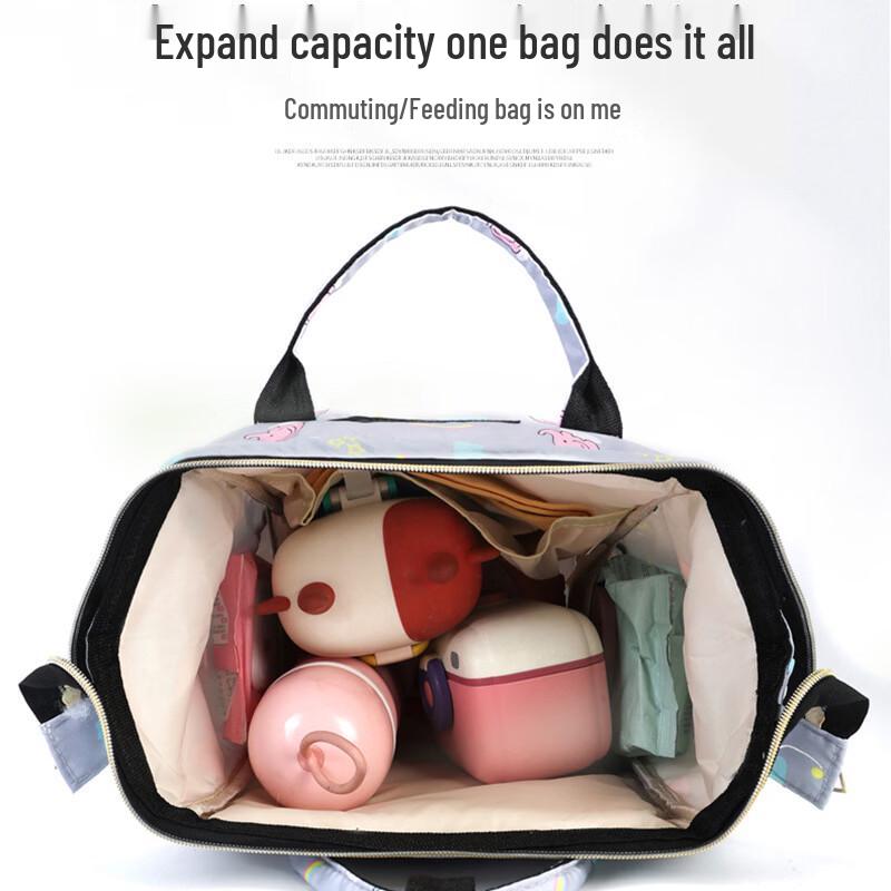 MDNG Colorful Print Mother and Baby Travel Backpack