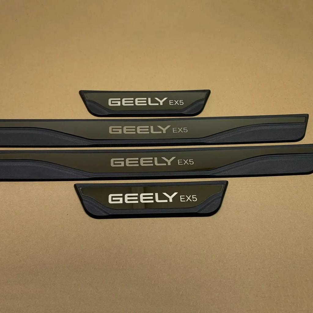 For Geely EX5 EX 5 2020 2021 2022 2023 2024 2025 Car Door Sill Cover Kick Scuff Plate Protector Trim Guard Pedal Car Accessories