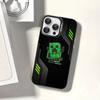 Game M-Minecraft Phone Case For IPhone 17 16 15 14 13 12 11 Pro Max Plus Color Silver Cover
