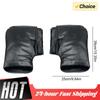 1Pair Motorcycle Handlebar Muffs Motor Scooter Thick Warm Grip Handle Bar Muff Rainproof Winter Warmer Gloves for Outdoor Riding