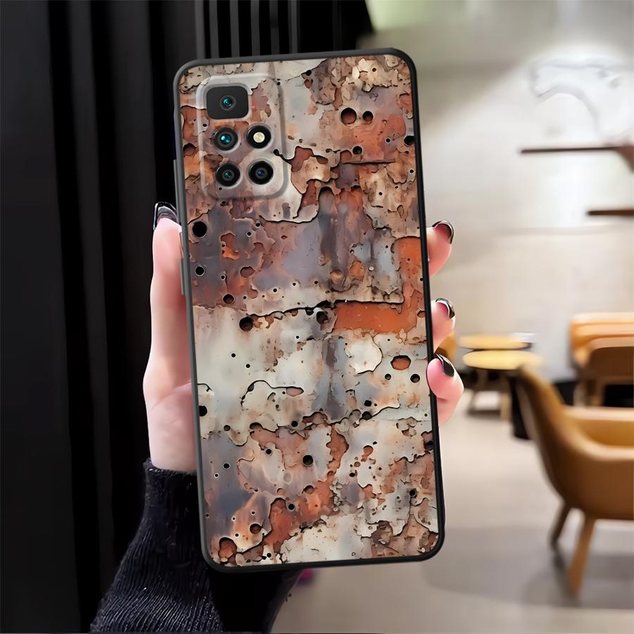 Funda Phone Cover Case for Xiaomi Redmi 13C A5 9A 9C 9T K60 12 12C A1 A2 Plus K40 K50 Gaming 10 Rust Art