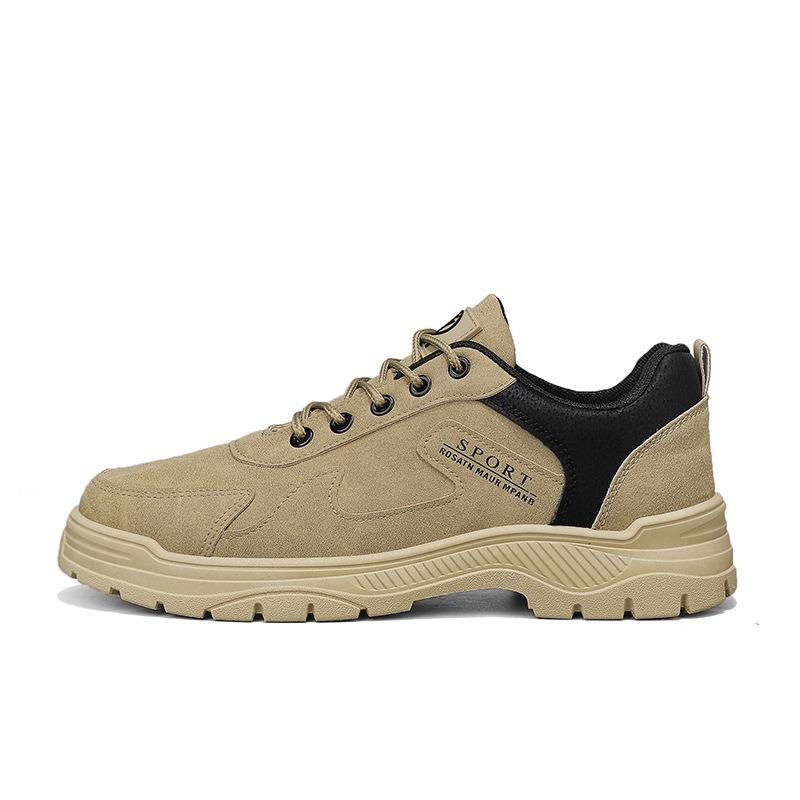 Men's Shoes Spring Construction Site Work Non-slip Wear-resistant Versatile Shoes Men's Leisure Sports Labor Insurance Shoes Tooling Rubber Sole