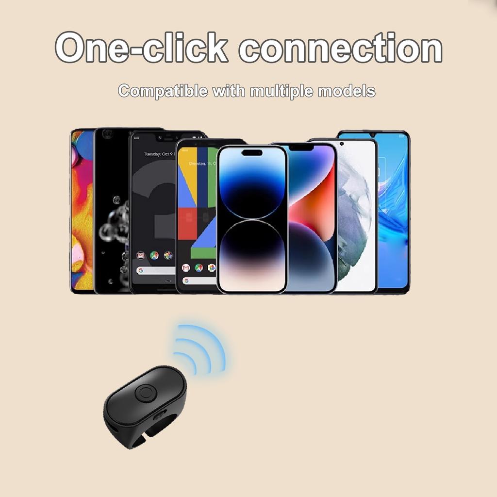 2-in-1 Page Turner Clicker Wireless E-book Page Turner Lightweight Record Triggers Remote for Kindle Paperwhite Accessories