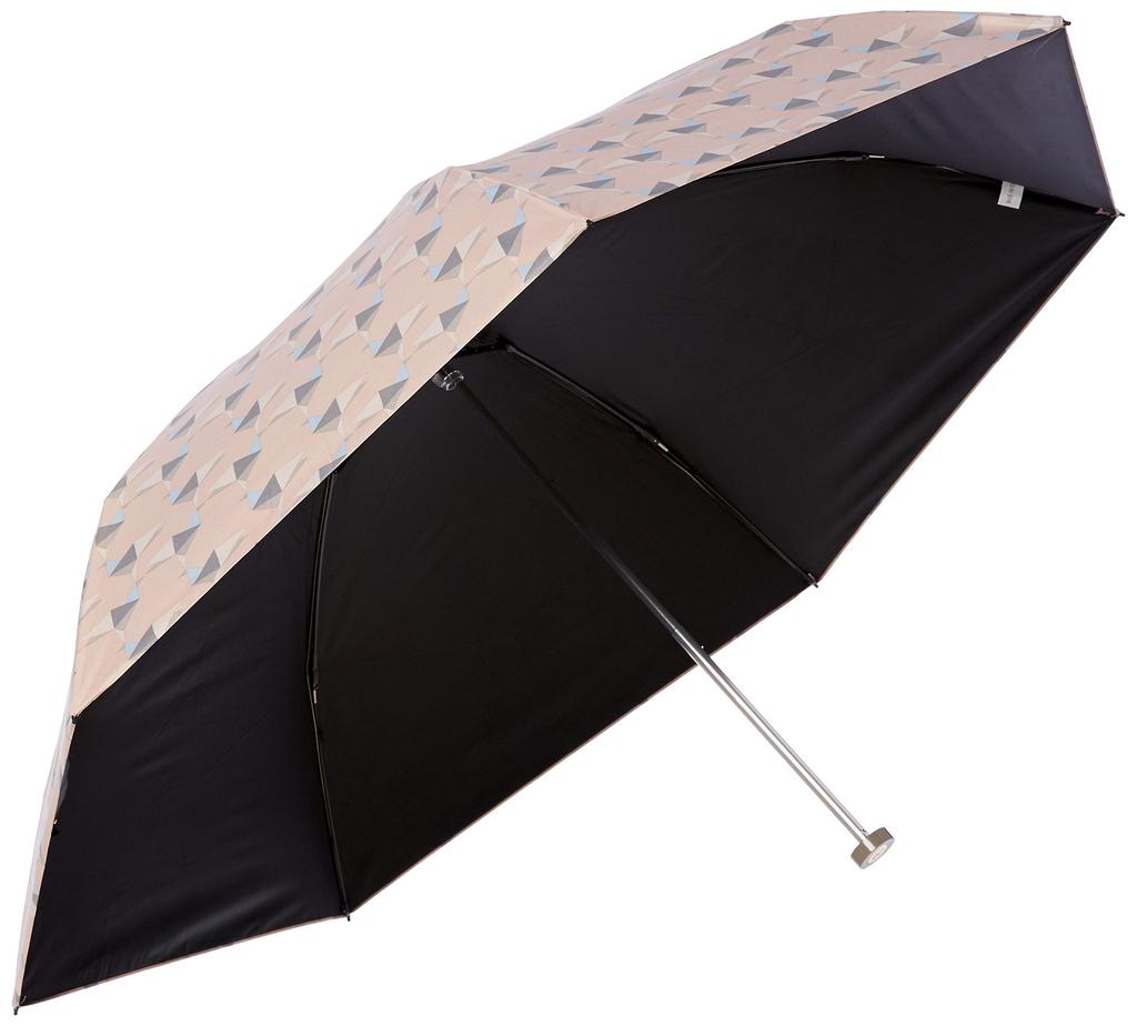 Moonbat KOKoTi Sonne Regen Faltbarer Origami Kariert Stilvoll und Niedlich Geschenk für Frauen und UV Carbon Super Pale Rippe 55cm Sonnenschirm, Regenschirm, Regenschirm,