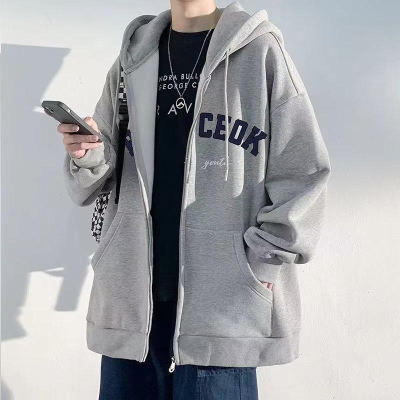 

Мужской кардиган с капюшоном 2023 - Модный весенне-осенний XXXL