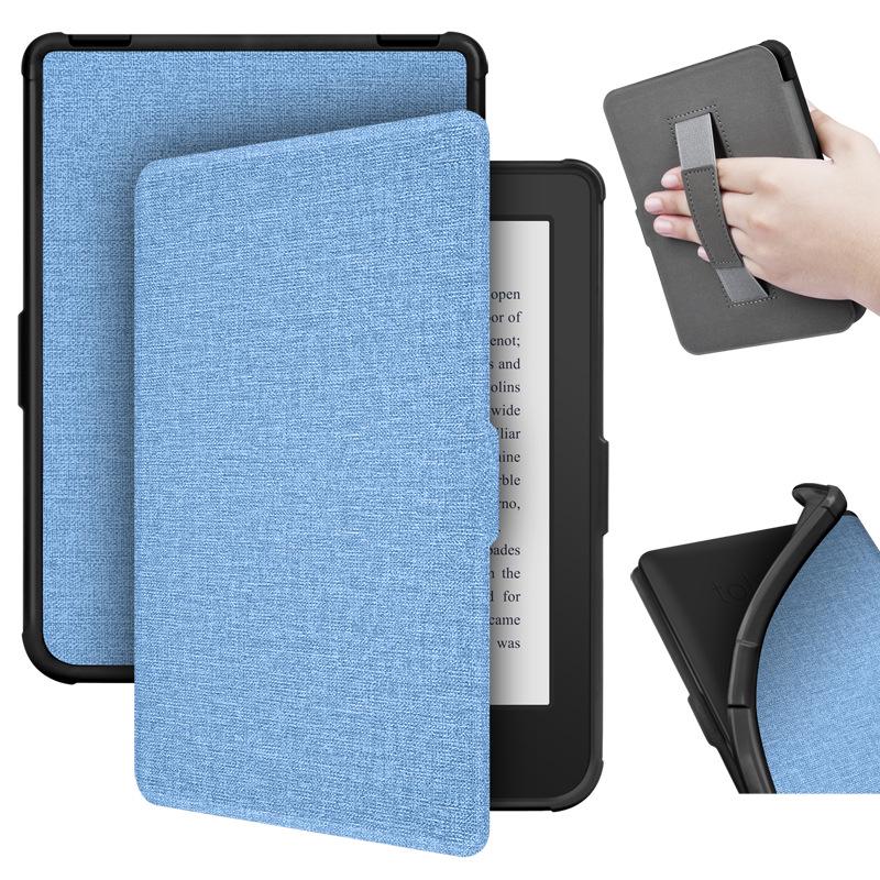 

In Stock: Linen Texture Protective Case for Kobo123 and Tolino Vision1234 E-Readers Tolino Fabric Texture Handheld TPU небесно-голубой