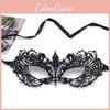 Makeup Mask For Adults With Lace Design And Glitter Accents For Costume Parties And Halloween Events
