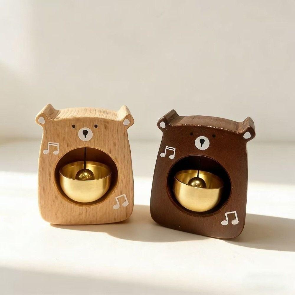 Detachable Design Bear Doorbell Animal Shaped Wind Chime Doorbell Home Decoration