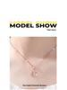 S925 Sterling Silver Moissanite Moonlight Jade Rabbit Necklace - Sweet Clavicle Chain Qixi Gift for Women