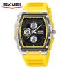 SKMEI 2605 Military Electronic Watch Reloj Dual Display Digital Watch Sport Multi Functional Timing Waterproof Night Light Men's