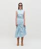 Kimjisu Dozi - Sleeveless Pinched Long Dress _ Sky Blue