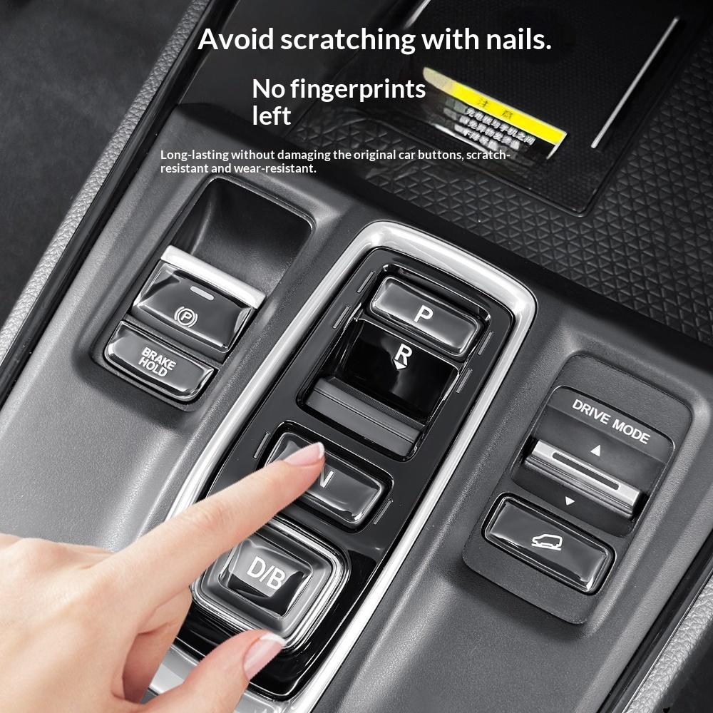 Fit For Honda CRV Breeze 2023-2026 Center Console Gear Shift Button Sticker Gear Position Epoxy Resin Protective Pad