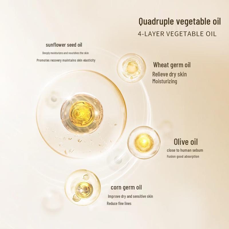 CHOUDONGXI 3-in-1 Plant-Based Deep Cleansing Makeup Remover Oil