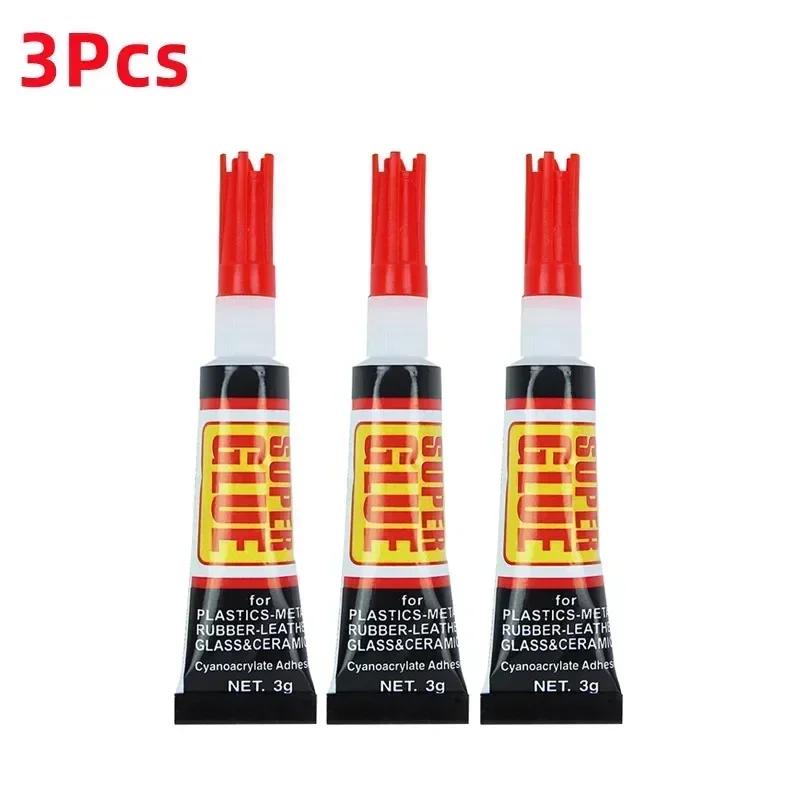 Liquids Transparent Epoxy Resin Super Strong Instant Glue Wood Rubber Metal Cyanoacrylate Adhesive Stationery Shop 502 1/3/6/12